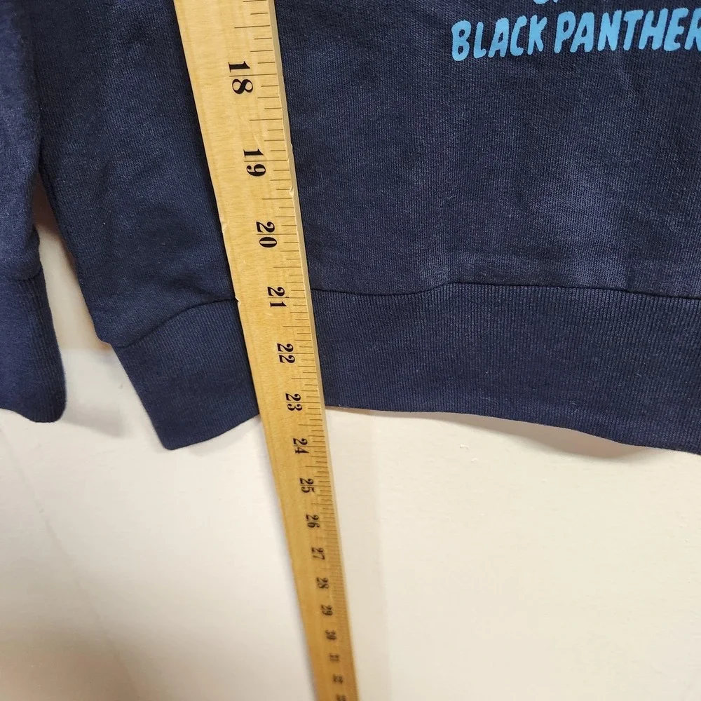 Marvel Black Panther Sweatshirt Pants Set Boys Medium Blue Fleece 2 Piece Outfit